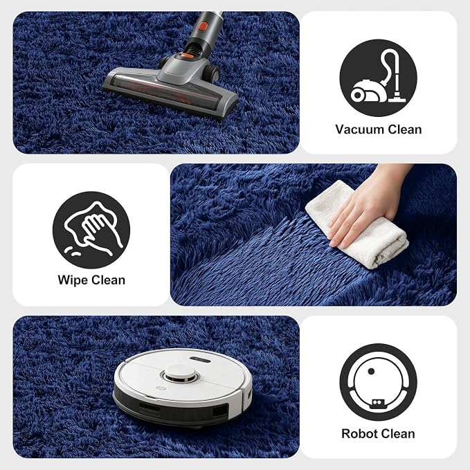 Shag Area Rugs for Bedroom Living Room, Ultra Soft Fluffy Area Rugs for Dorm - Image 6