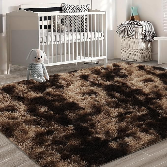 Shag Area Rugs for Bedroom Living Room, 6X9Ultra Soft Fluffy Area Rugs for Dorm - Image 7