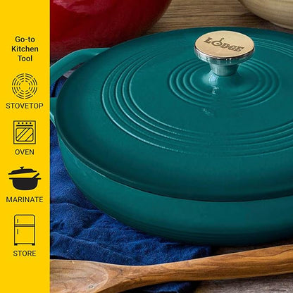 Lodge Essential Enamel Braiser - Image 3