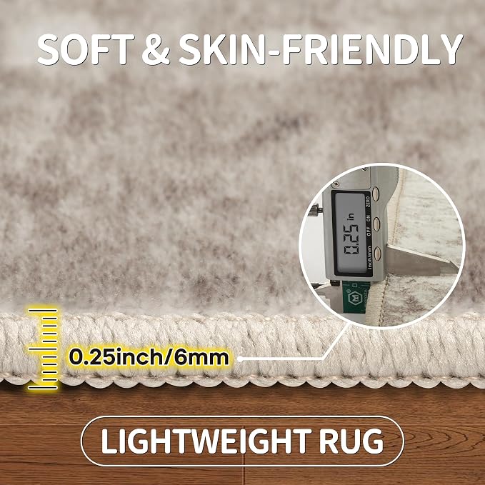 8x10 Area Rugs for Living Room Rug Washable: Modern Large Rug for Dining Room - Image 6