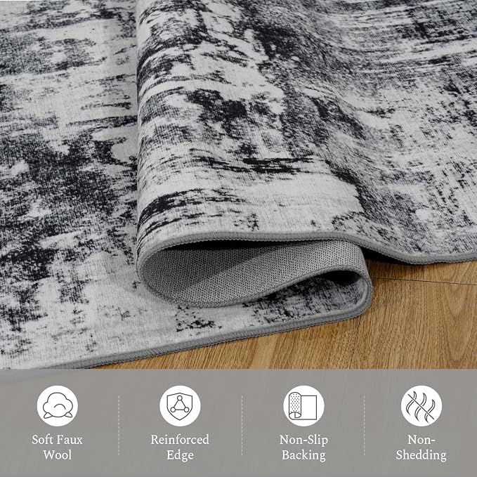 Rugflix 2x3 Entrance Rugs, Entry Rug Washable Non-Slip Stain-Resistant Low Pile - Image 7