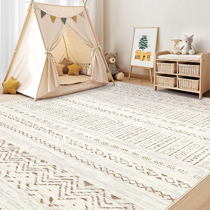 cotiled 5x7 Area Rugs Living Room Rug: Washable Boho Rugs - Image 7