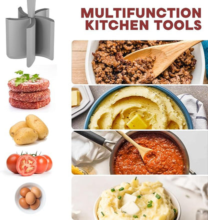 Meat Chopper, Hamburger Grinder, Premium Heat Resistant Smasher - Image 3