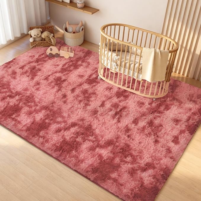Litanika 8x10 Fluffy Shag Faux Fur Area Rug - Image 4