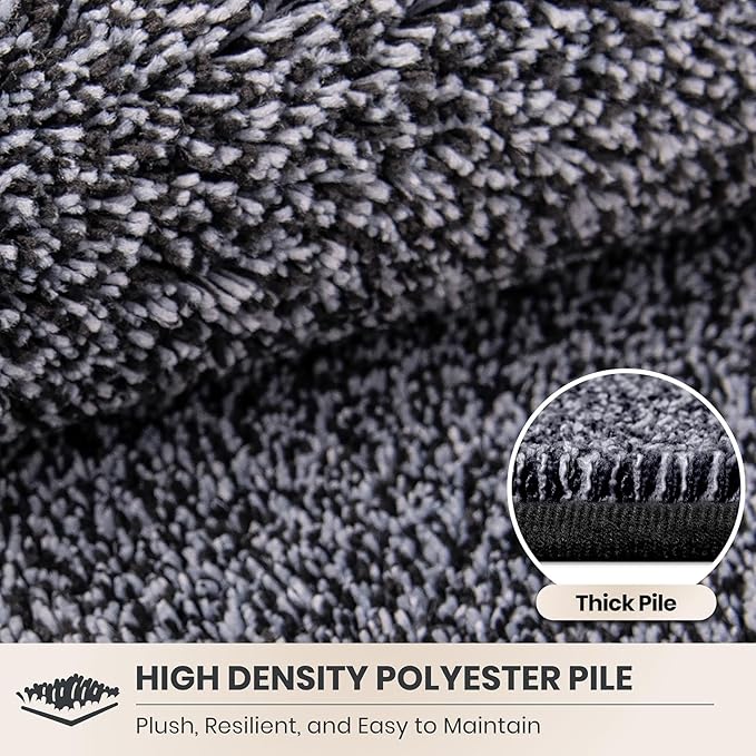 PURRUGS Dirt Trapping Door Mat 34" x 59", Non-Slip Machine Washable Entryway Rug - Image 4