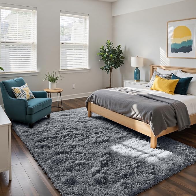 yongyangjuxin Fluffy Rug Shag Area Rug, Large Shag Area Rugs - Image 2