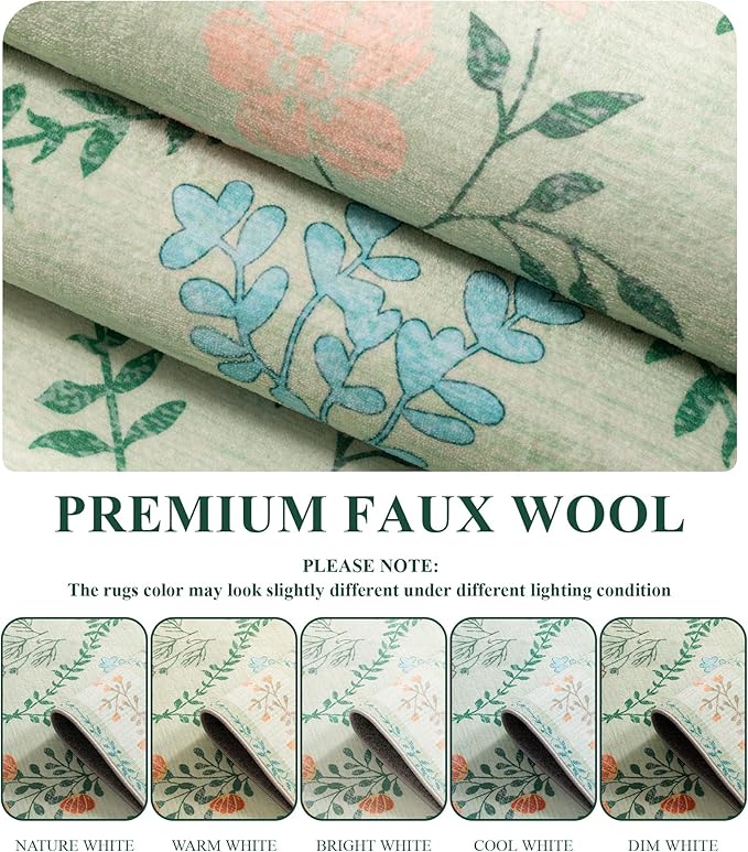 YIHOUSE Washable 8x10 Area Rugs - Image 7