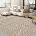 Nakagishi 5x8 Area Rug Living Room: Washable Boho Large Neutral Soft Rugs by NakagishiAreaRug