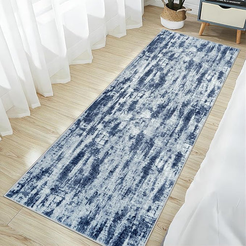 2'6''x8' Runner Rugs Washable Rug: Modern Abstract Living Room Rug Soft - Image 2