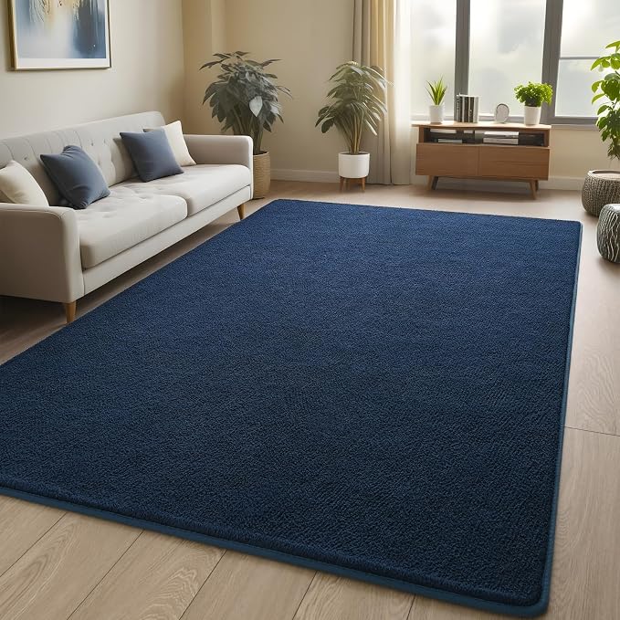 Pettop 7x10 ft Navy Blue Area Rugs - Image 8