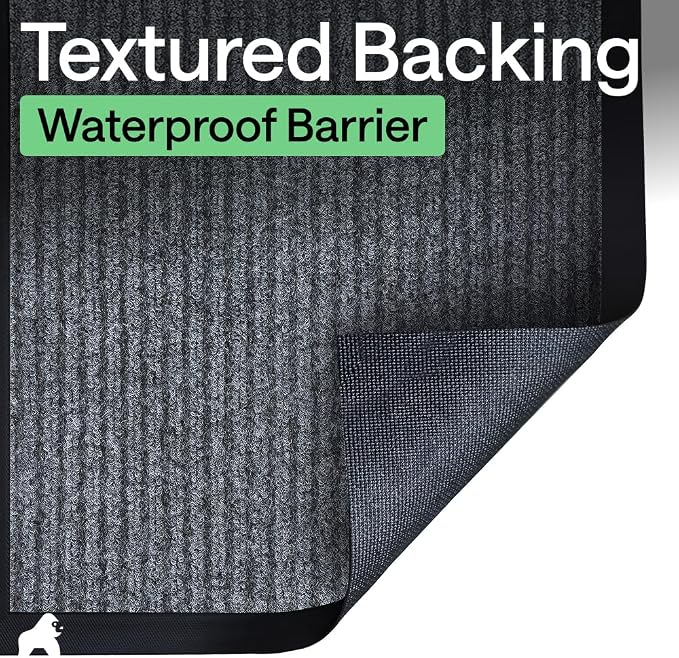 GORILLA GRIP Waterproof Traffic Guard Door Mat, 2 Pack Heavy Duty Entryway Mats - Image 6