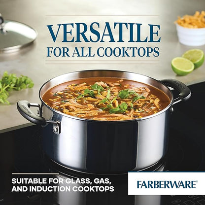 Farberware Brilliance Stainless Steel Dutch Oven/Casserole Pan - Image 4