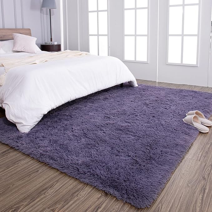 TWINNIS Super Soft Shaggy Rugs Fluffy Carpets 5x8 Feet, Indoor Modern Plush - Image 7