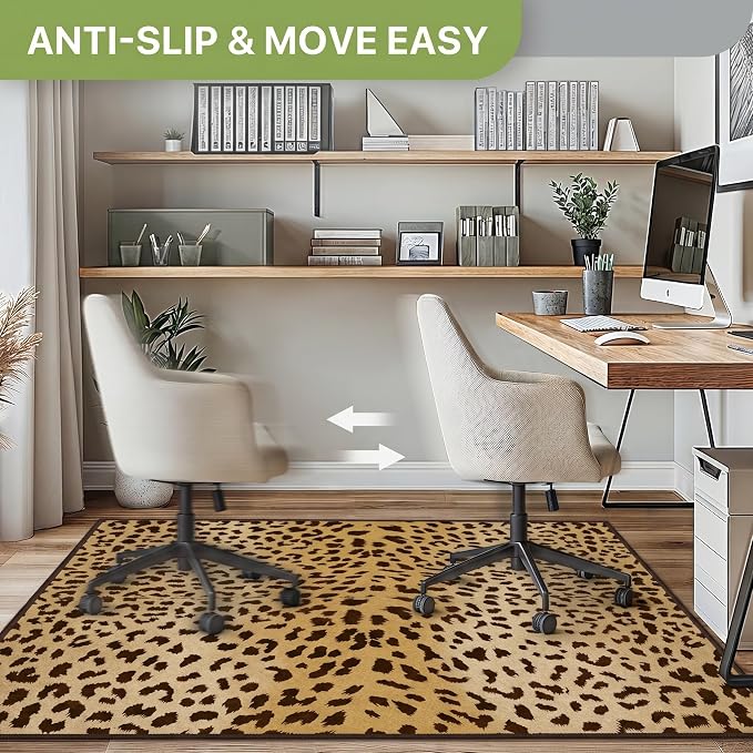 48"x72" Office Chair Mat for Hardwood Tile Floor, Under Desk Carpet Protector - Image 3