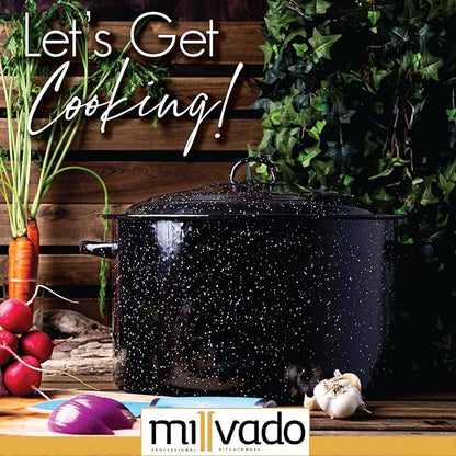 Millvado Granite 21 Qt Stockpot, Nonstick Soup Pot - Image 3
