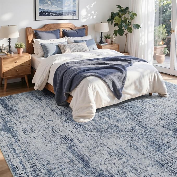 4x6 Ft Area Rugs for Living Room, Soft Non-Slip Washable Rugs Modern Abstract - Image 4