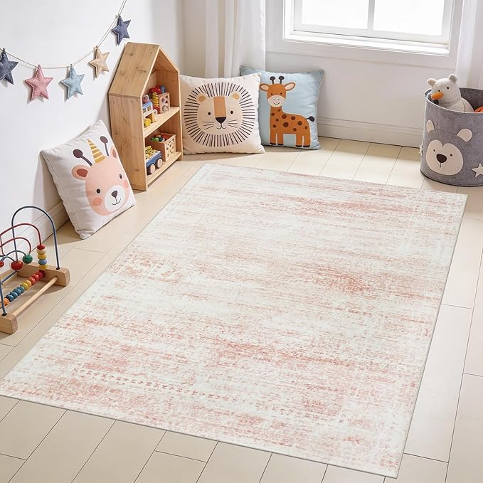 Srugn Washable Rugs 4x6 Area Rugs by Srugn