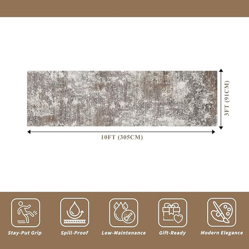 3x10 ft Long Hallway Runner Rug – Non-Slip Washable Kitchen Floor Rug - Image 2