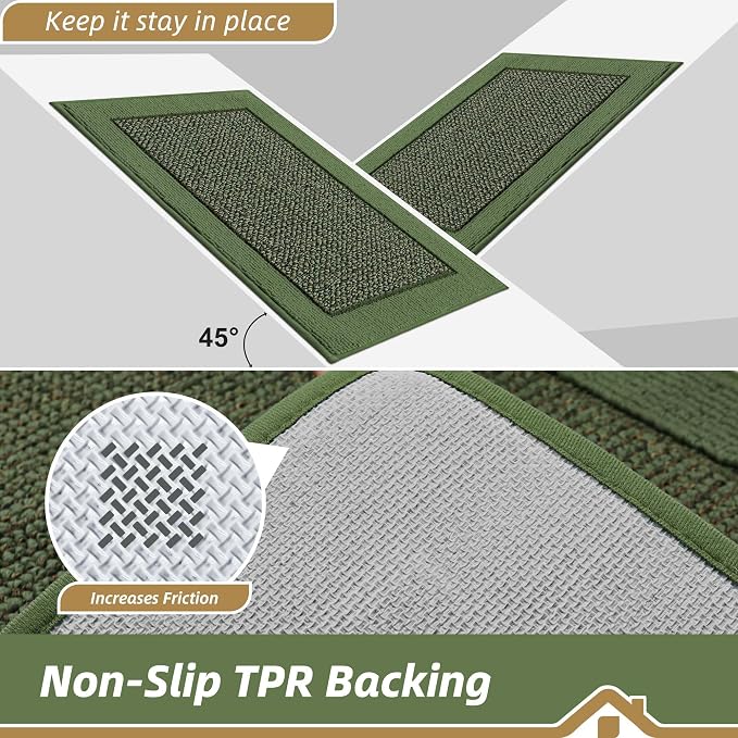 BEQHAUSE Indoor Door Mat 32" x 48", Dirt Trapper Door Mats Non-Slip Entryway - Image 4