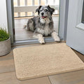 Smiry Dog Door Mat for Muddy Paws 24x16, Absorbent Dirt Trapper, Non-Slip by Smiry