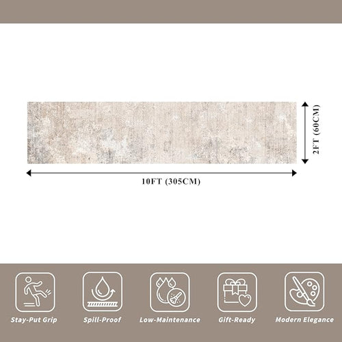 2x10 Washable Hallway Runner Rug – Non-Slip Long Carpet Runner - Image 2