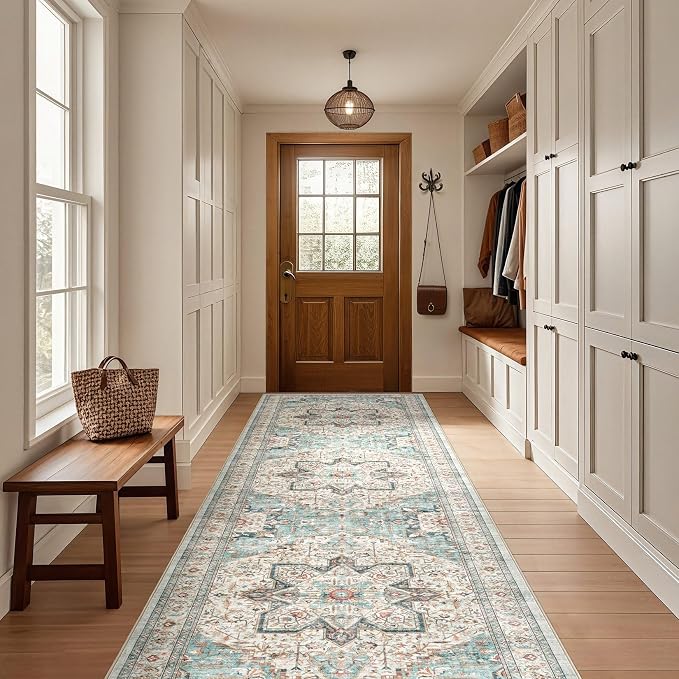 Tortania Area Rug 3x10 Runner Rugs - Image 5