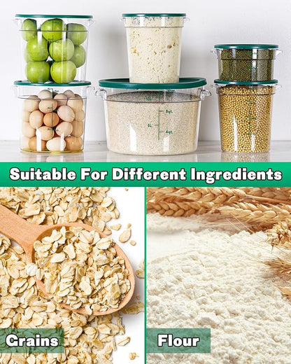 2QT&4QT NSF Round Food Storage Containers - Image 4