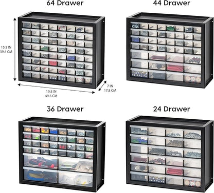 IRIS USA Small Parts Storage Cabinet, Made in USA, 64-Drawer Organizer - Image 4