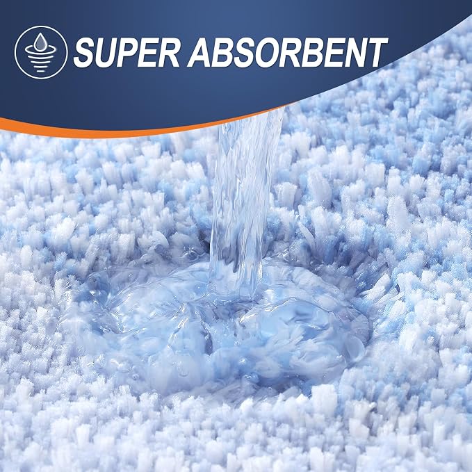 OLANLY Bathroom Rugs Mat 36x24, Extra Soft Absorbent Microfiber Bath Rugs - Image 4