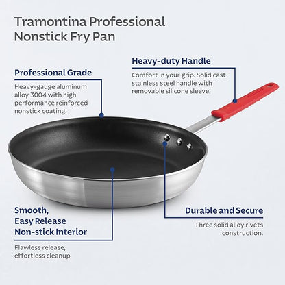 Tramontina Professional 14-Inch Non Stick Extra Large Frying Pan, Heavy-Gauge - Image 3