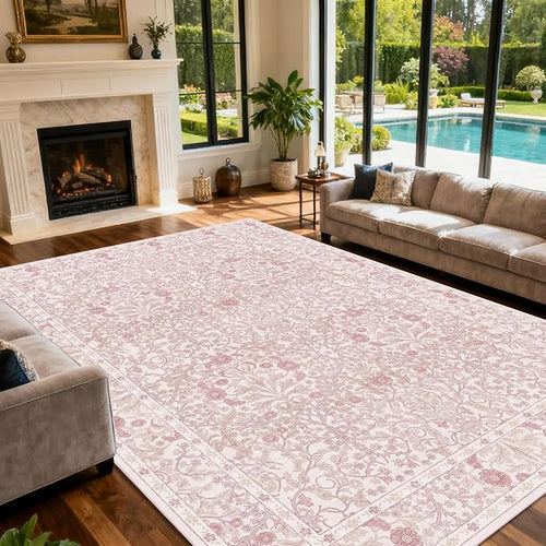 Area Rug for Living Room, 10x12 Large Washable Rugs for Dining Room, Non Slip - Image 2