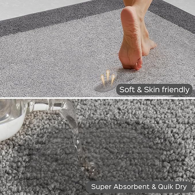 Machine Washable Kitchen Rugs Set of 2, Non Slip Kitchen Mats - Image 2