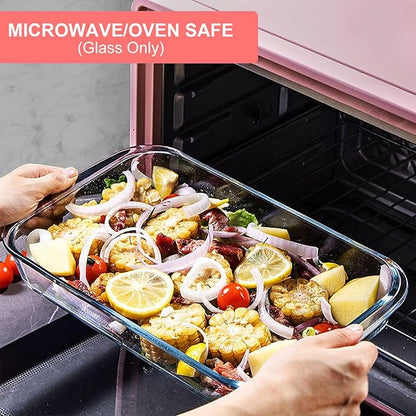 KOMUEE 8 Pieces Glass Baking Dish - Image 3
