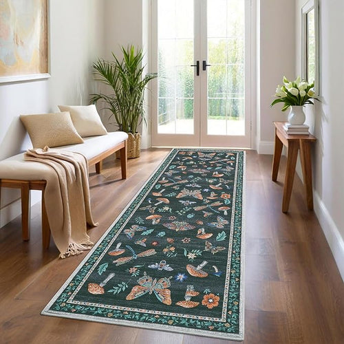 2.5x8 Runner Rug for Hallway Washable Kitchen Rugs Non Slip - Image 2