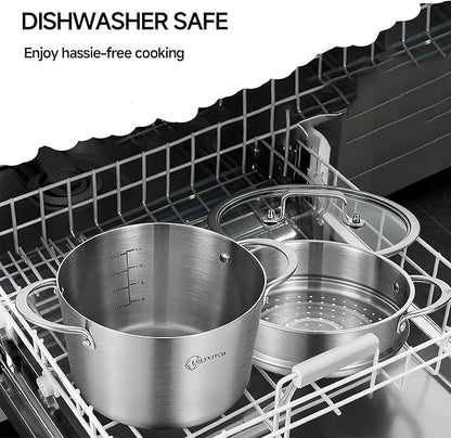 LOLYKITCH 5 Quart Stainless Steel Steamer Pot - Image 5