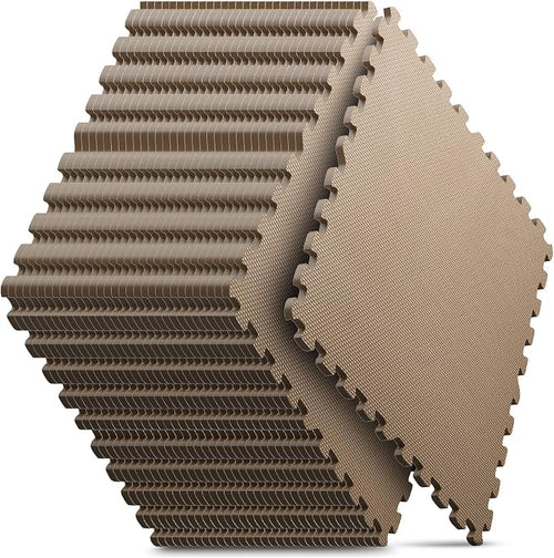 32 Pack Home Gym Mat, Puzzle Exercise Mat, EVA Interlocking Foam Floor Tiles by NazhuraGoodCompanionAtHome