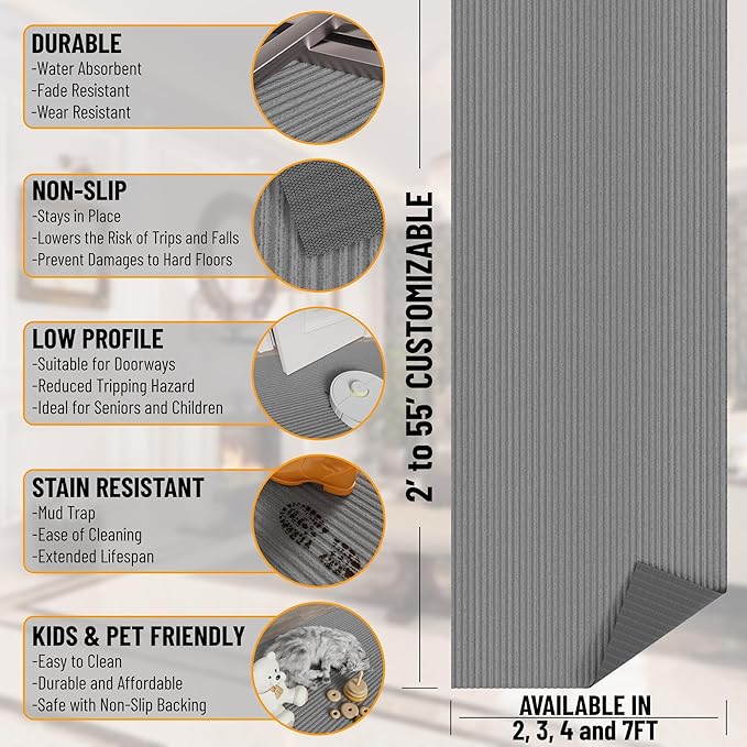 Ottomanson 3'11" x 33' Hallway Runner - Image 3