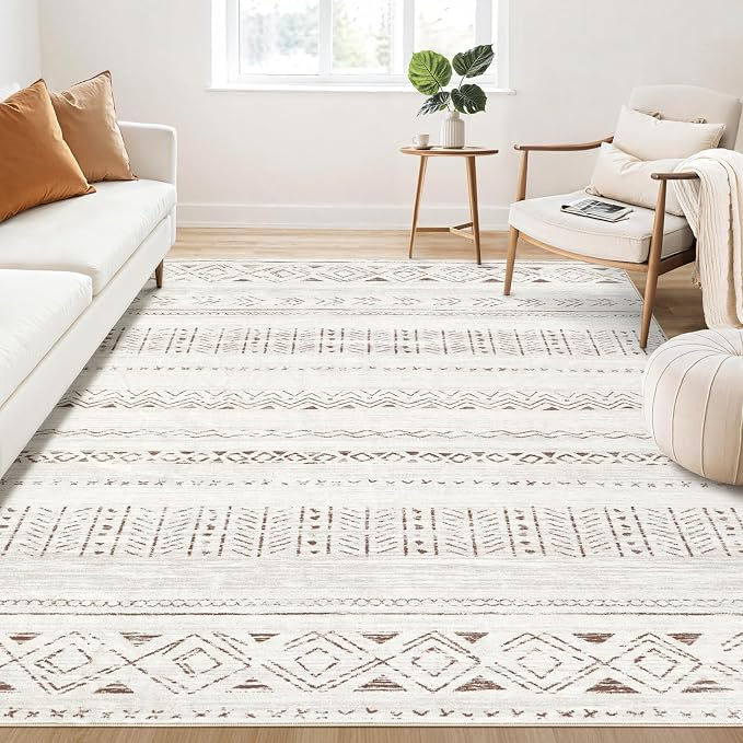 cotiled 6x8 Area Rugs Living Room Rug: Washable Boho Rugs - Image 7