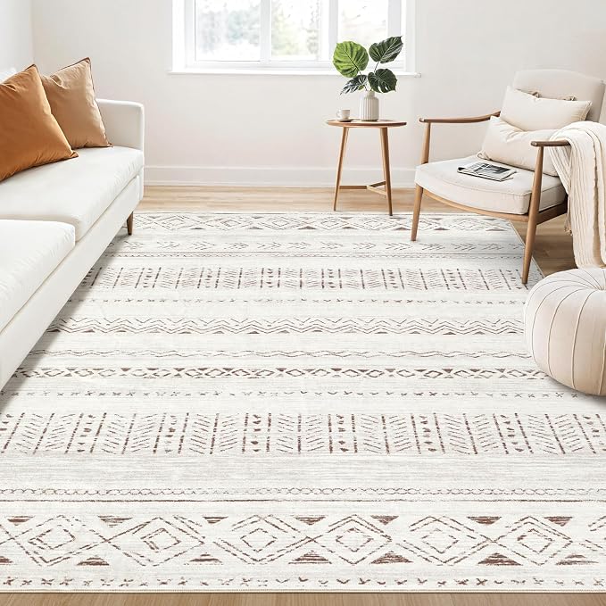 cotiled 7x10 Area Rugs Living Room Rug: Washable Boho Rugs - Image 7