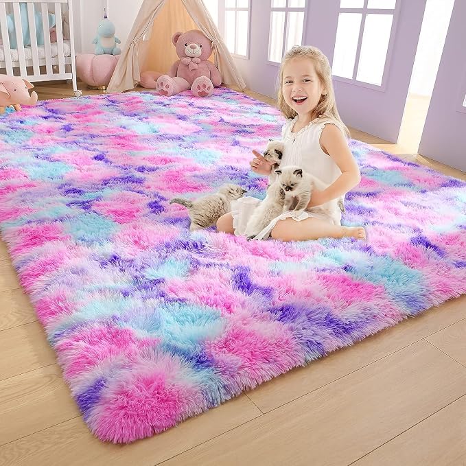 AROGAN 8x10 Feet Soft Rainbow Area Rugs - Image 2