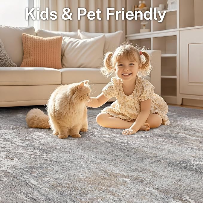 5ft Round Area Rug - Image 8