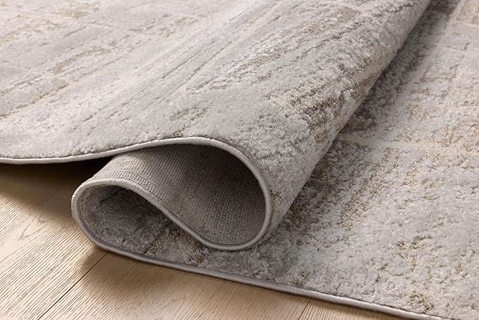 Loloi Amber Lewis Monty Collection MOT-07 Natural/Mist 4'-0" x 6'-0", .50" Pile - Image 4
