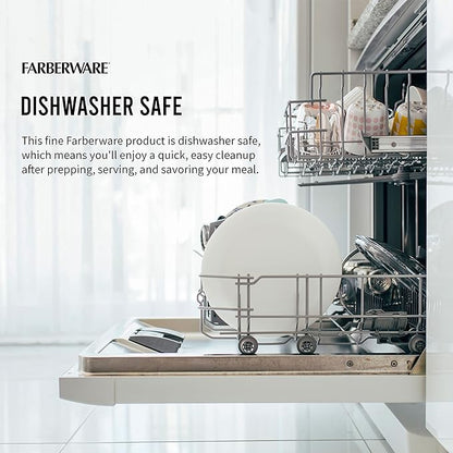 Farberware Plastic Cutting Board Set, Dishwasher- Safe Poly Chopping Board - Image 6