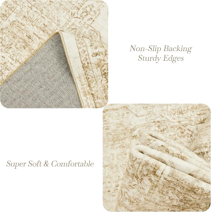Soalmost Washable Area Rug 10x14, Large Soft Rugs - Image 5