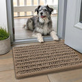 Smiry Dog Door Mat for Muddy Paws 24x16, Absorbent Dirt Trapper, Non-Slip by Smiry