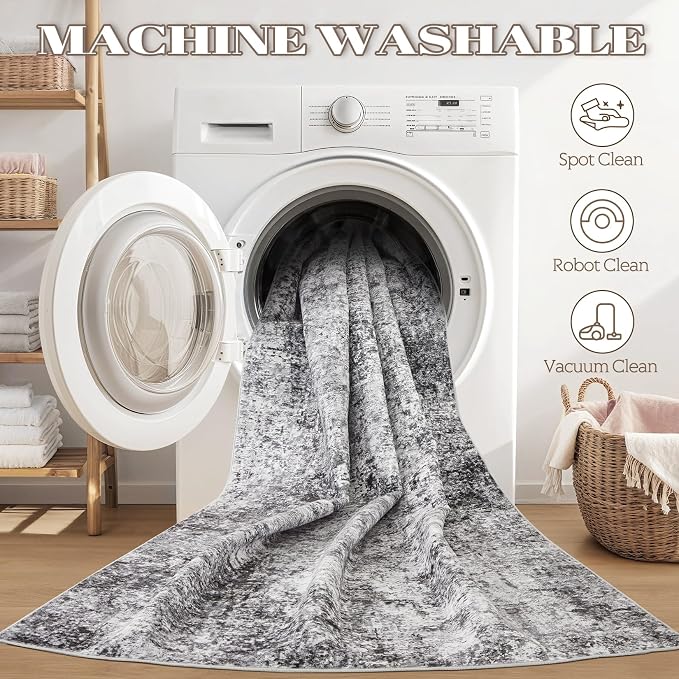 8ft Round Area Rug Living Room Rugs - Image 6