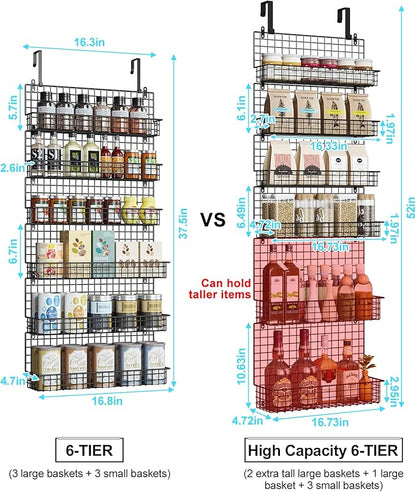 JKsmart High Capacity 6-Tier Spice Rack Organizer - Image 2