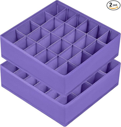Joyoldelf Sock Drawer Organizer Divider 2 Packs Underwear Organizer, 24 Cell by APPRECIATELIFERELAXYOURSOUL