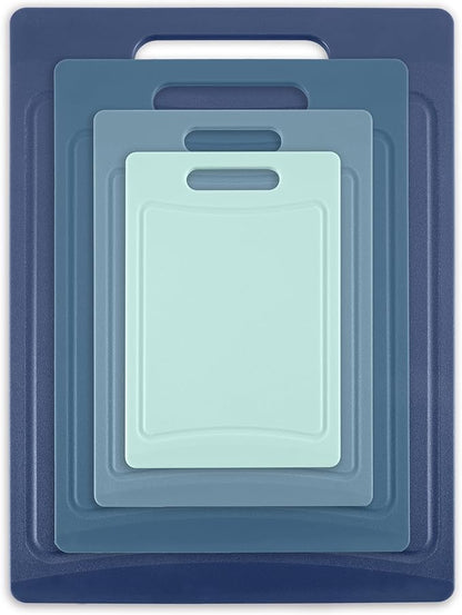 COOK WITH COLOR Non-Slip Cutting Board Set – Kitchen Essentials with Easy Grip - Image 6