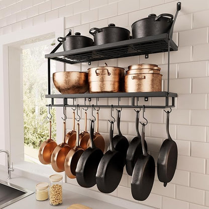KES 30-Inch Kitchen Pot Rack by KES